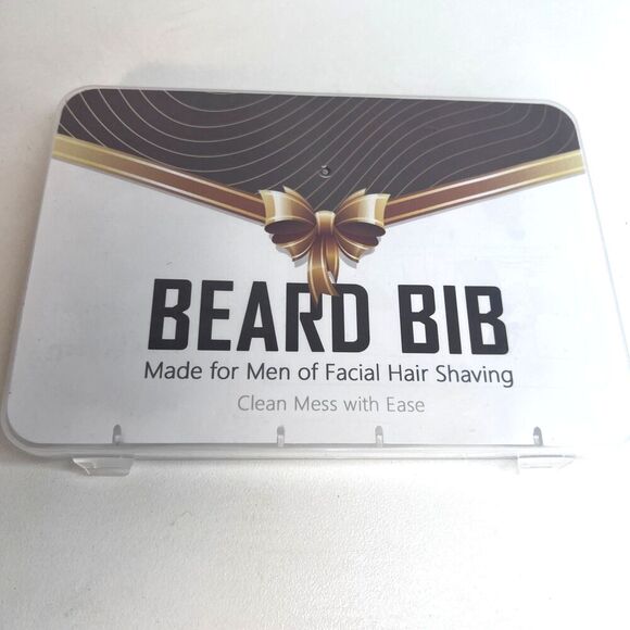 Beard Bib NEW Bib Apron for Men Gift Beard Trimming Catcher Bib for Shaving Hair - Picture 2 of 8